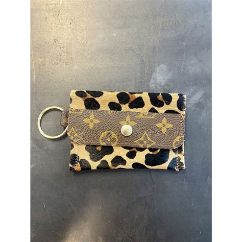 repurposed louis vuitton keychain wallet|Louis Vuitton card keychain.